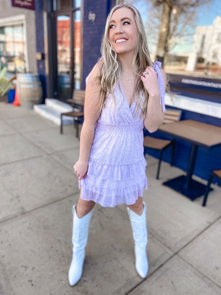 Lilac Ruffle Dress