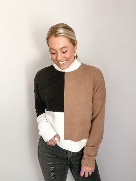 Fall Color block Sweater