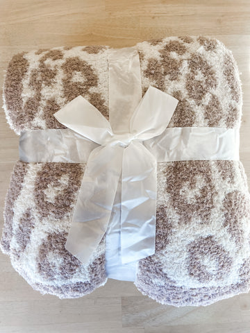 Luxurious Blanket (Tan Leopard)